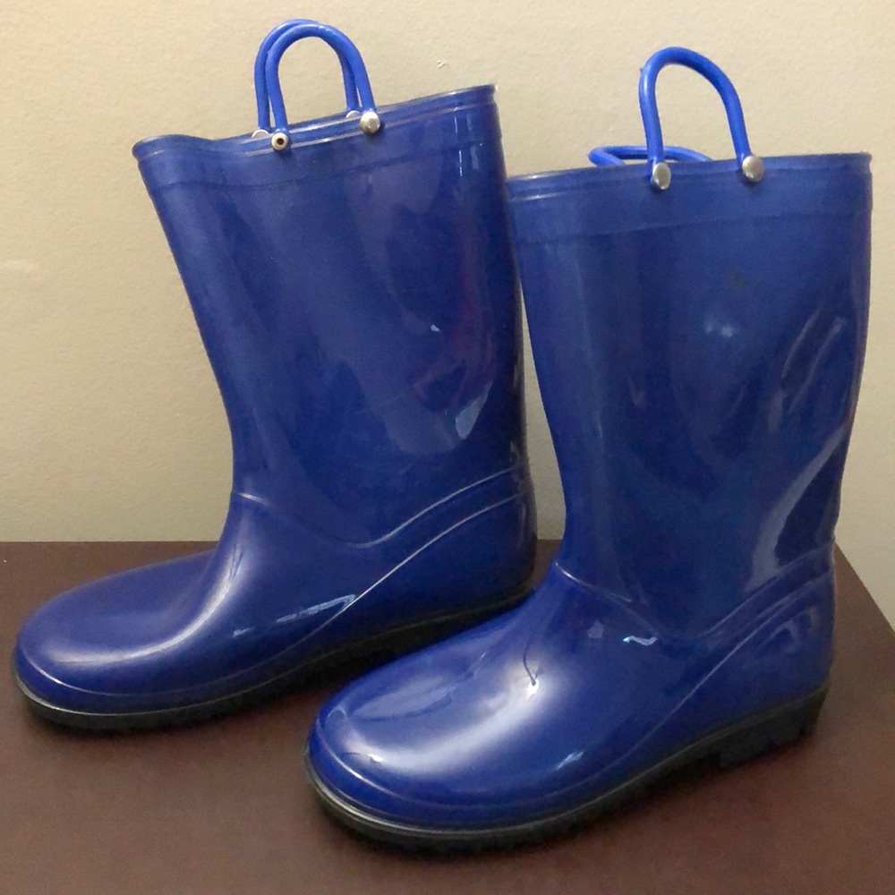 Zoogs Rainboots blue size 2 little kids